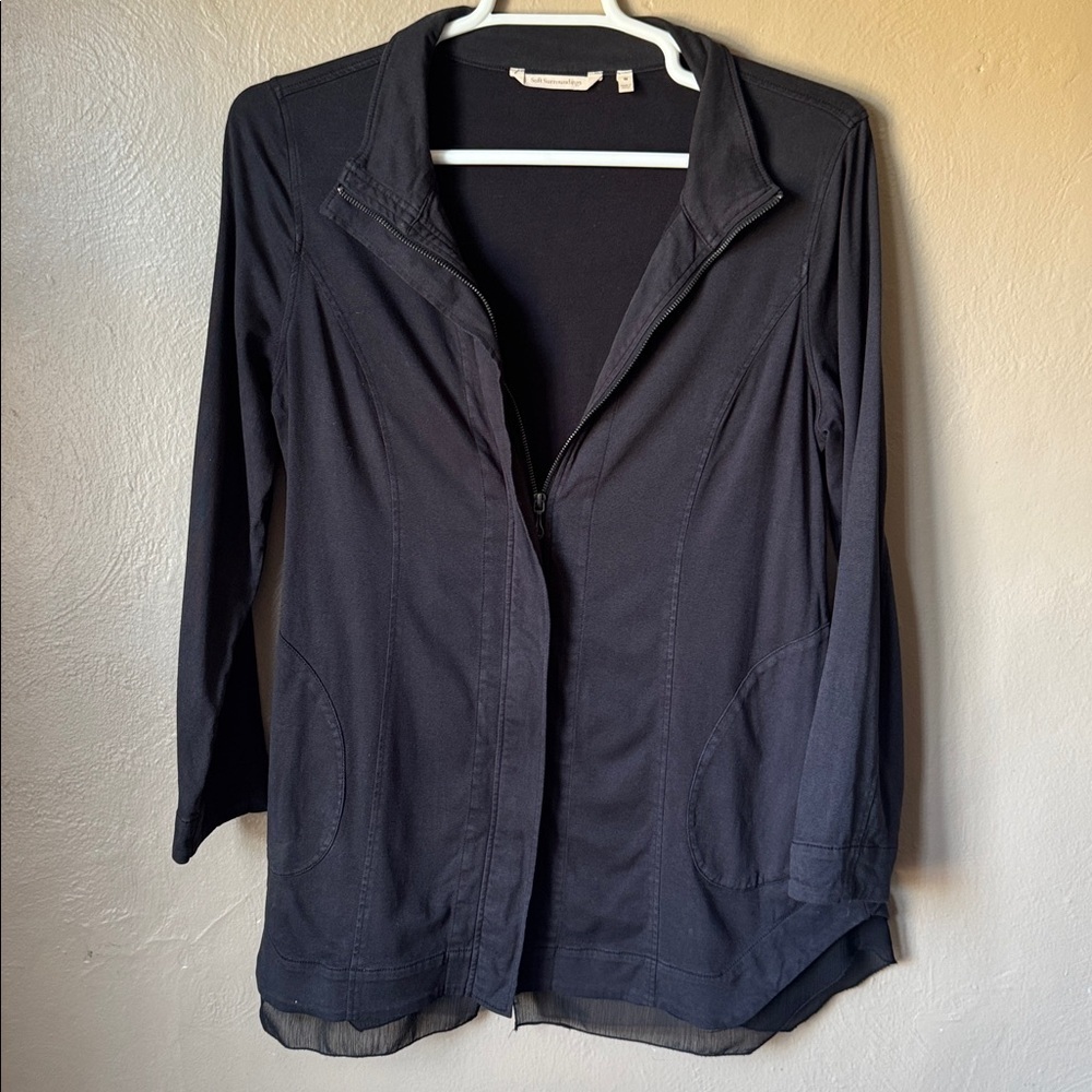 Soft Surroundings Kiisa Full Zip Jacket Size Medium